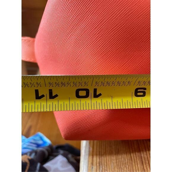 Rae Dunn Toiletry Bag Stuff Blue Orange - Picture 4 of 4